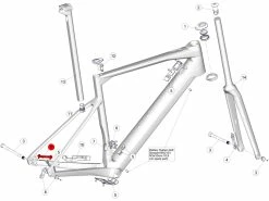 BMC Adaptateur étrier De Frein Arrière Roadmachine AMP 30001757