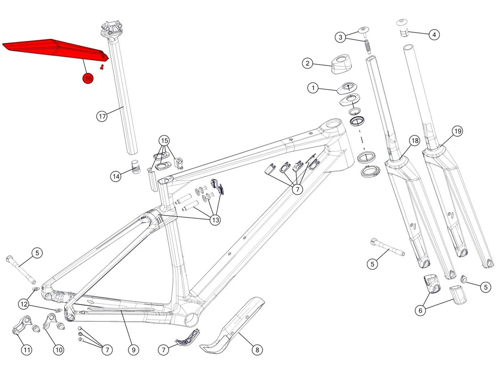 BMC D-Fender Mudguard Garde-boue Rigide Pour URS Et Roadmachine Dès 2020 4 BMC D-Fender Mudguard Garde-boue Rigide Pour URS Et Roadmachine Dès 2020 – Image 2