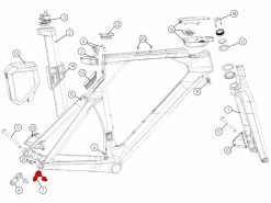 BMC Dropout 58 Patte De Dérailleur 301092 (standard) -Route Soldes Magasin bmc dropout 58 patte de derailleur 301092 standard 2