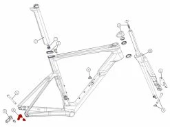 BMC Dropout 58 Patte De Dérailleur 301092 (standard) -Route Soldes Magasin bmc dropout 58 patte de derailleur 301092 standard 4