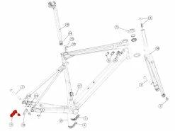 BMC Dropout 59 Patte De Dérailleur 301093 (direct-mount Shimano) -Route Soldes Magasin bmc dropout 59 patte de derailleur 301093 direct mount shimano 1