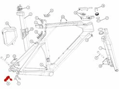 BMC Dropout 59 Patte De Dérailleur 301093 (direct-mount Shimano) -Route Soldes Magasin bmc dropout 59 patte de derailleur 301093 direct mount shimano 3