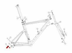 BMC Dropout 59 Patte De Dérailleur 301093 (direct-mount Shimano) -Route Soldes Magasin bmc dropout 59 patte de derailleur 301093 direct mount shimano 4