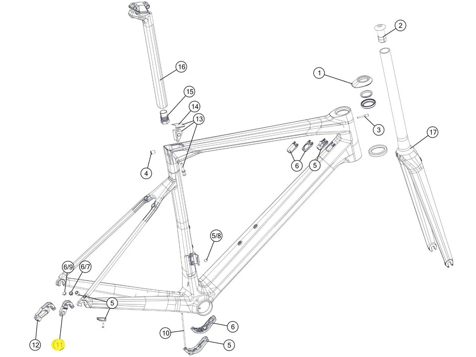 BMC Dropout 69 Patte De Dérailleur SLR MY2018 302108 (SRAM AXS) 4 BMC Dropout 69 Patte De Dérailleur SLR MY2018 302108 (SRAM AXS) – Image 2