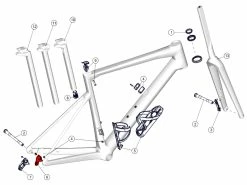BMC Dropout 71 Patte De Dérailleur 30000700 - Teammachine SLR01 / SLR MY2021 (standard) -Route Soldes Magasin bmc dropout 71 patte de derailleur 30000700 teammachine slr01 slr my2021 standard 1