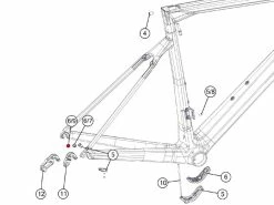 BMC ETap Plug Kit N°6 (10 Pièces SRAM AXS) 301103 -Route Soldes Magasin bmc etap plug kit n6 10 pieces sram axs 301103 2