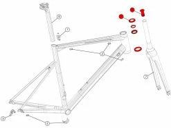 BMC Jeu De Direction Et Expandeur Teammachine ALR 301693