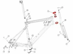 BMC Jeu De Direction Teammachine SLR01 ICS MY18 - 301154