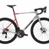 CANNONDALE SuperSix Evo Carbon Ultegra Di2 Mercury Silver / Rally Red 2022 -Route Soldes Magasin cannondale supersix evo carbon ultegra di2 mercury silver rally red 2022