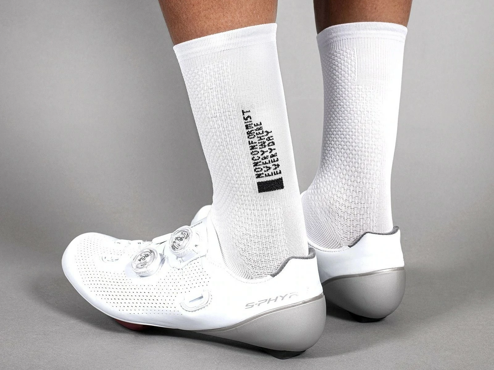 GOBIK Lightweight Antartica Unisex Paire De Chaussettes Cycliste Blanc 5 GOBIK Lightweight Antartica Unisex Paire De Chaussettes Cycliste Blanc – Image 3