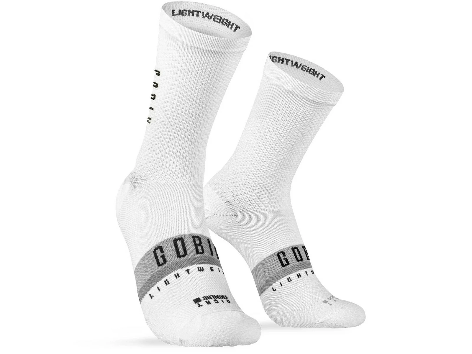 GOBIK Lightweight Antartica Unisex Paire De Chaussettes Cycliste Blanc 3 GOBIK Lightweight Antartica Unisex Paire De Chaussettes Cycliste Blanc