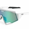 KOO KCO Spectro Lunettes De Soleil White / Green Mirror -Route Soldes Magasin koo spectro lunettes de soleil white green mirror