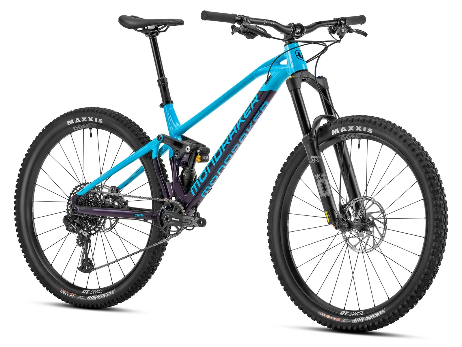 MONDRAKER Foxy R VTT All-Mountain Deep Purple / Light Blue 2023 4 MONDRAKER Foxy R VTT All-Mountain Deep Purple / Light Blue 2023 – Image 2