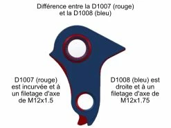 PILO Patte De Dérailleur D1008 Pour Mondraker Dès 2022 -Route Soldes Magasin pilo patte de derailleur d1008 pour mondraker vtt et vttae 3