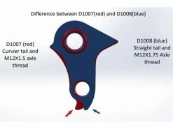 PILO Patte De Dérailleur D1008 Pour Mondraker Dès 2022 -Route Soldes Magasin pilo patte de derailleur d1008 pour mondraker vtt et vttae 4