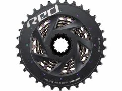 SRAM Cassette Red Rainbow XG-1290 12 Vitesses 10-33 Dents -Route Soldes Magasin sram cassette red rainbow xg 1290 12 vitesses 10 33 dents 2