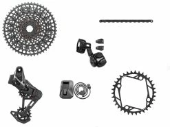 SRAM Groupe Complet X0 T-TYPE Eagle E-VTT 104 BCD 12v 36 Dents 10-52 Sans Manivelles