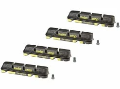 SWISSSTOP Pack De 4 Patins Flash Pro Black Prince Shimano/Sram - Carbone