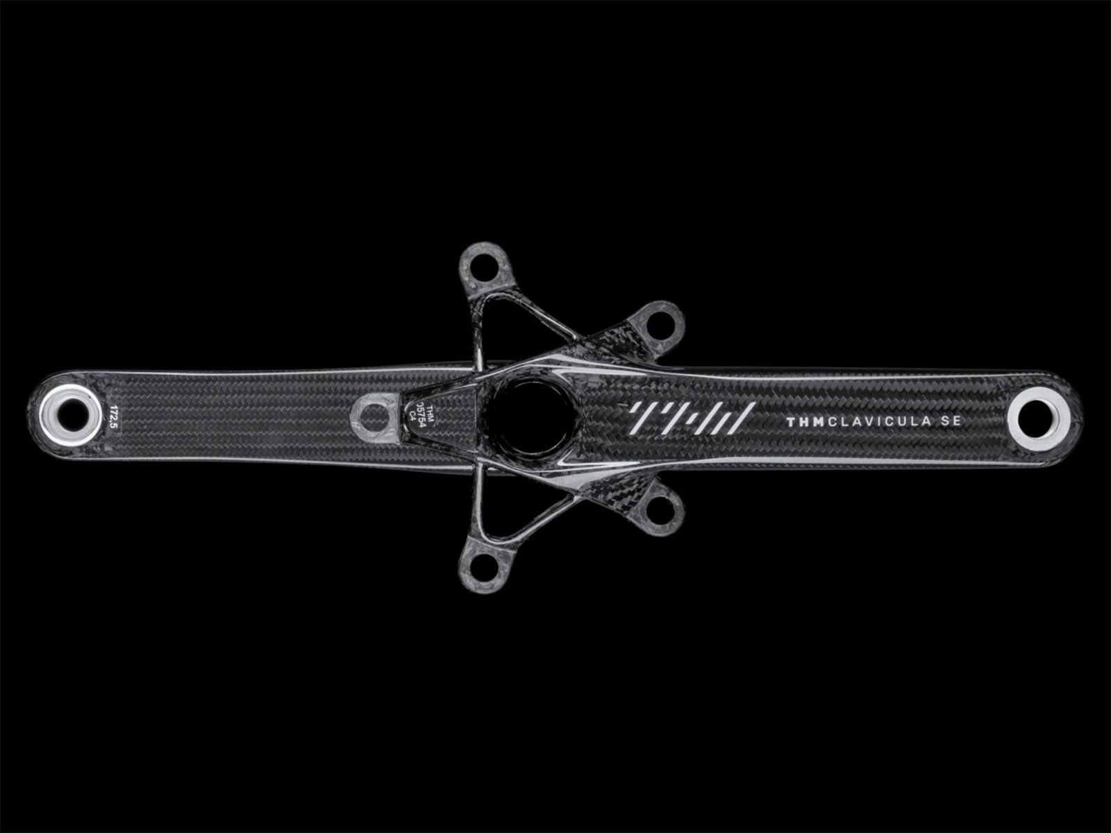 THM Carbones Pédalier Clavicula SE Road Brillant Compact 110 BCD 8 THM Carbones Pédalier Clavicula SE Road Brillant Compact 110 BCD – Image 6