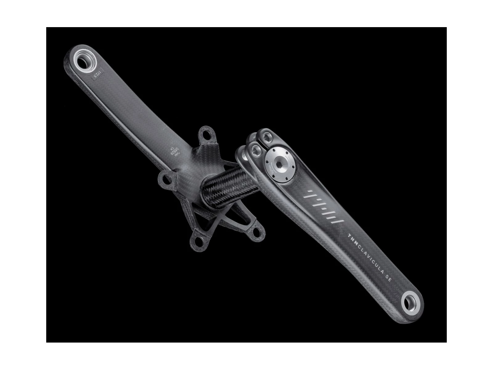 THM Carbones Pédalier Clavicula SE Road Mat Compact 110 BCD 7 THM Carbones Pédalier Clavicula SE Road Mat Compact 110 BCD – Image 5