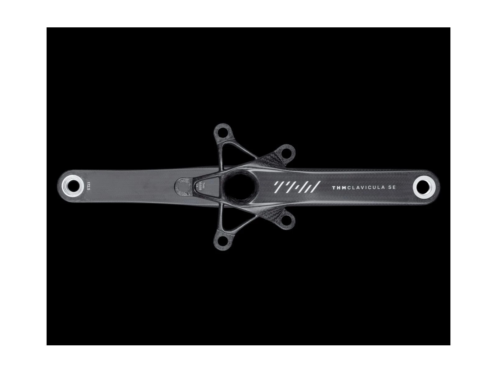 THM Carbones Pédalier Clavicula SE Road Mat Compact 110 BCD 8 THM Carbones Pédalier Clavicula SE Road Mat Compact 110 BCD – Image 6