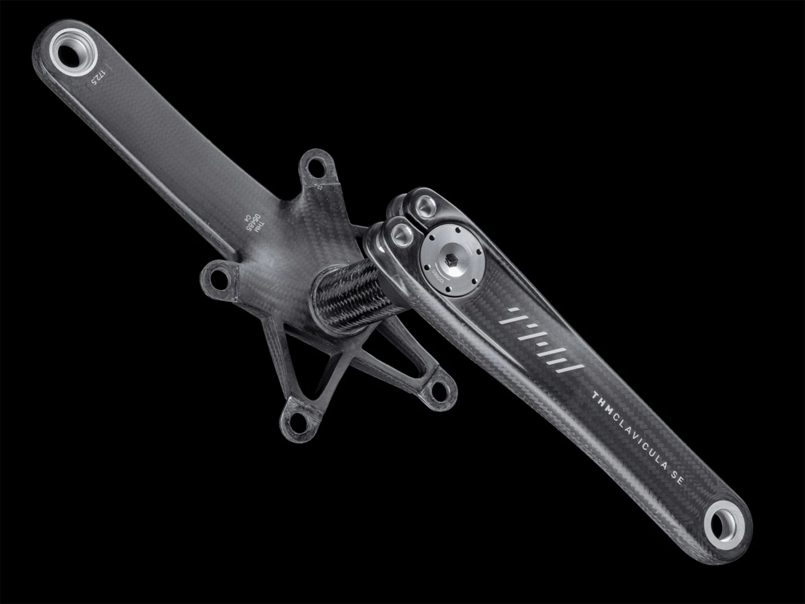 THM Carbones Pédalier Clavicula SE Road Mat Standard 130 BCD 7 THM Carbones Pédalier Clavicula SE Road Mat Standard 130 BCD – Image 5