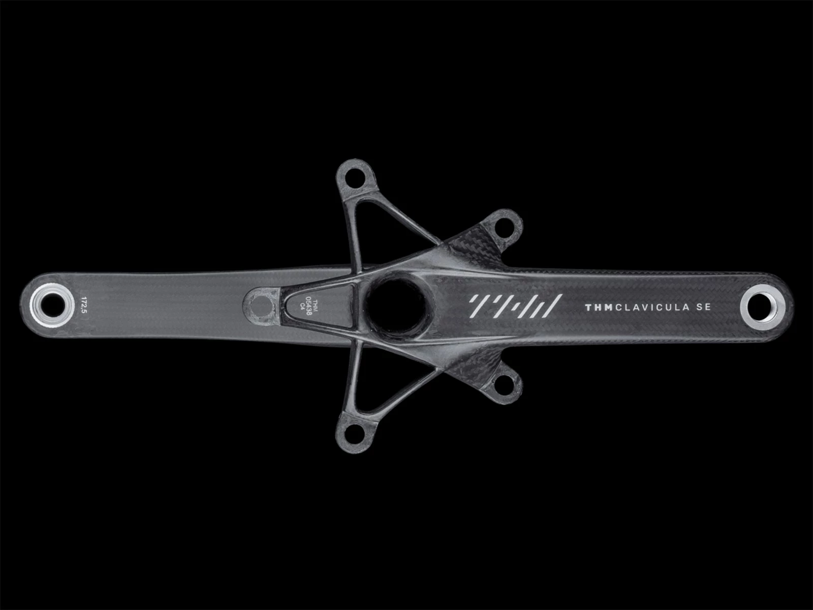 THM Carbones Pédalier Clavicula SE Road Mat Standard 130 BCD 8 THM Carbones Pédalier Clavicula SE Road Mat Standard 130 BCD – Image 6