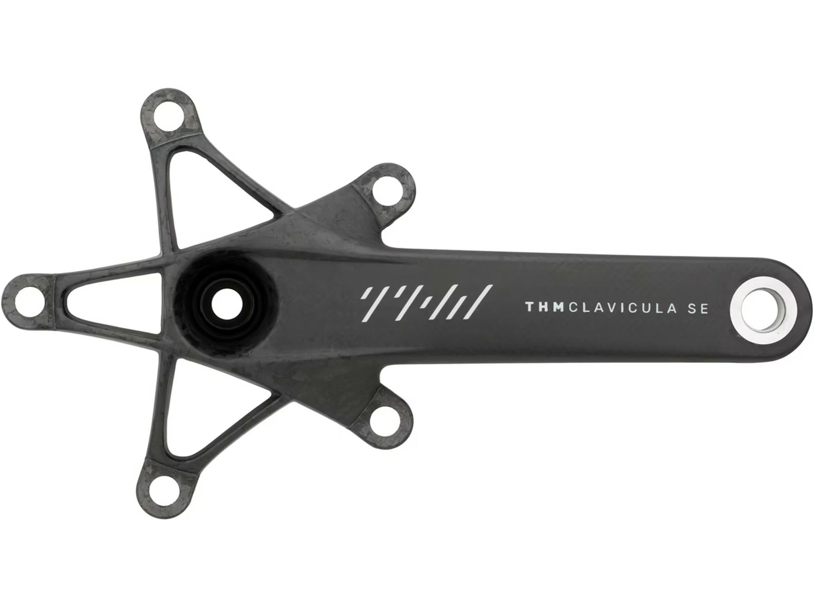 THM Carbones Pédalier Clavicula SE Road Mat Standard 130 BCD 3 THM Carbones Pédalier Clavicula SE Road Mat Standard 130 BCD